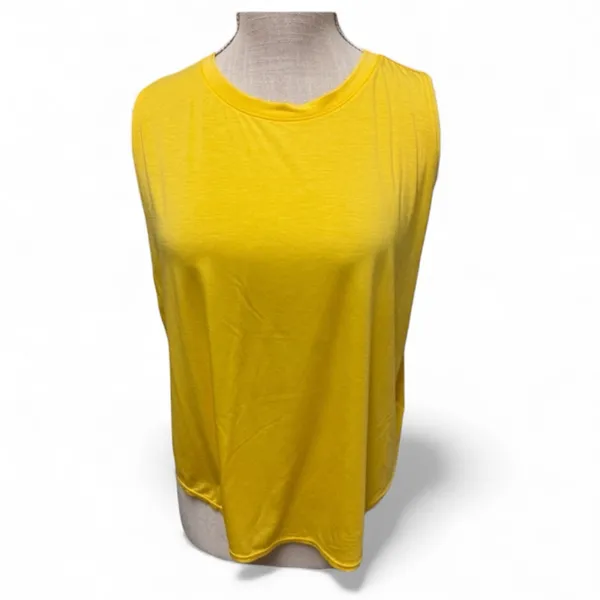 NWT FOUR LAPS Yellow Tank Top Size Large - Image 5