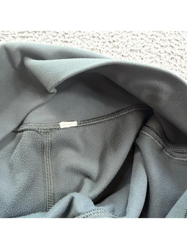 Lululemon High Waisted Leggings Womens 2 Gray Athletic Yoga Pants Running Gym - Image 5