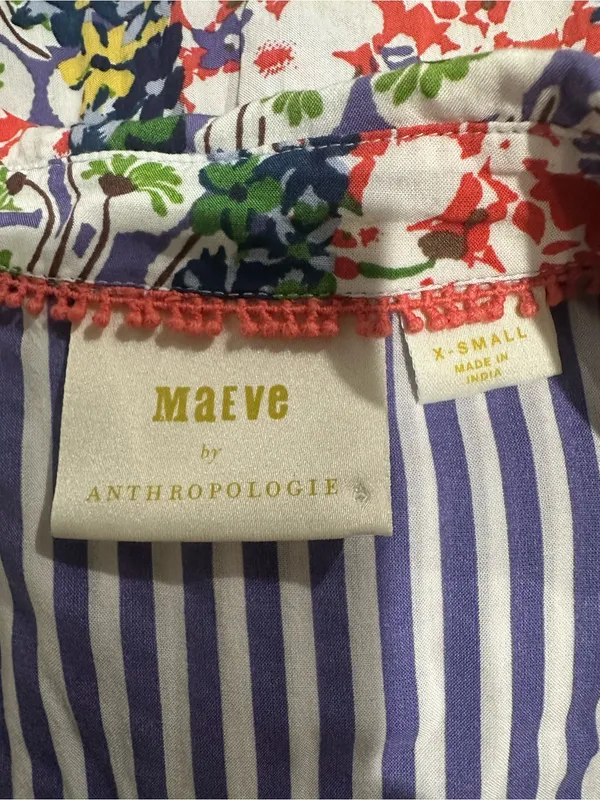 Maeve by Anthropologie Floral Sleeveless Button‑Down Blouse – Size XS - Image 11