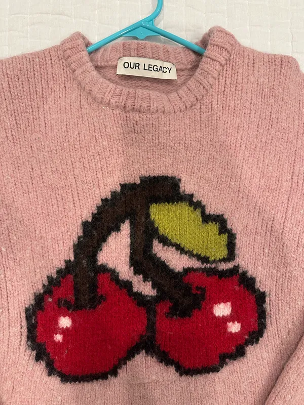 NWOT Our Legacy Cherry Sweater Size M - Image 2