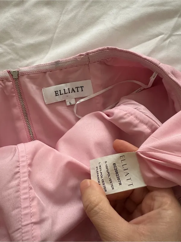 ELLIATT Revolve Pink Strapless Zuri Mini Dress Size Large - Image 5