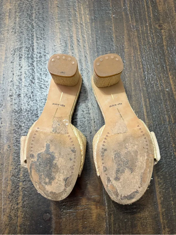 Dolce Vita Block Heel Sandals Tan Size 6 - Image 5