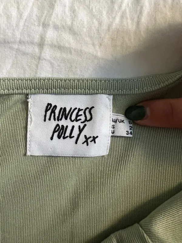 Princess Polly Cayden Mini Dress Green - Image 5