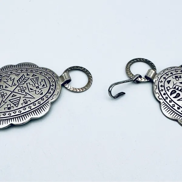 S.W. Concho Style Silver Link Belt Western Vibes - Image 13