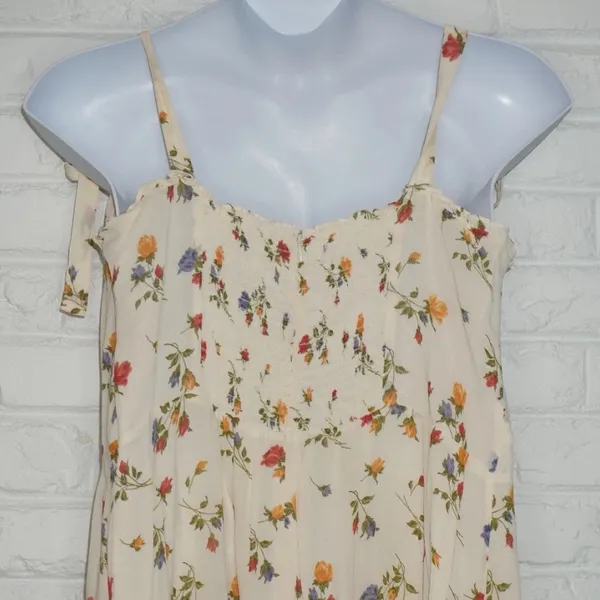 Reformation Nikita Dress Size: 18 Noemi Floral Print Ruffle Feminine - Image 8