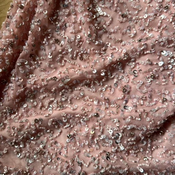 Retrofete MICH SEQUIN DRESS Pink Size XS - Image 4