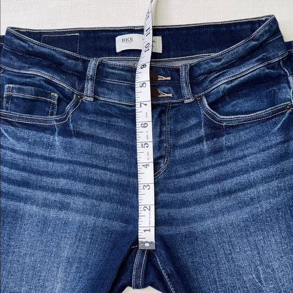 BKE Dark Blue Women's Skinny Jeans - Image 11