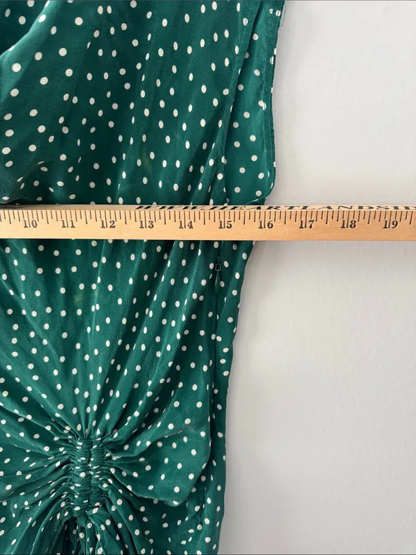 Maeve Anthropologie Polka Dot Top Size 2 Office Business Casual - Image 7