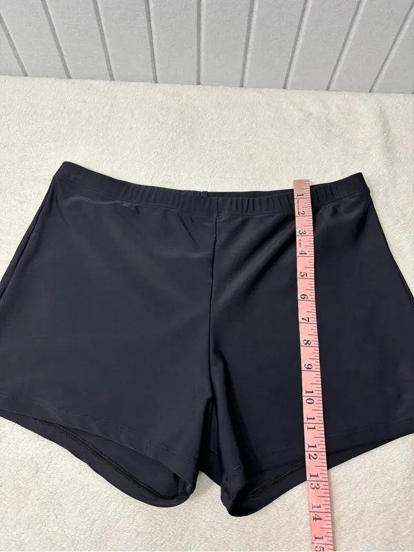 Black Women's‎ Swim Bike Shorts - Classic Comfort Size XL - Image 3