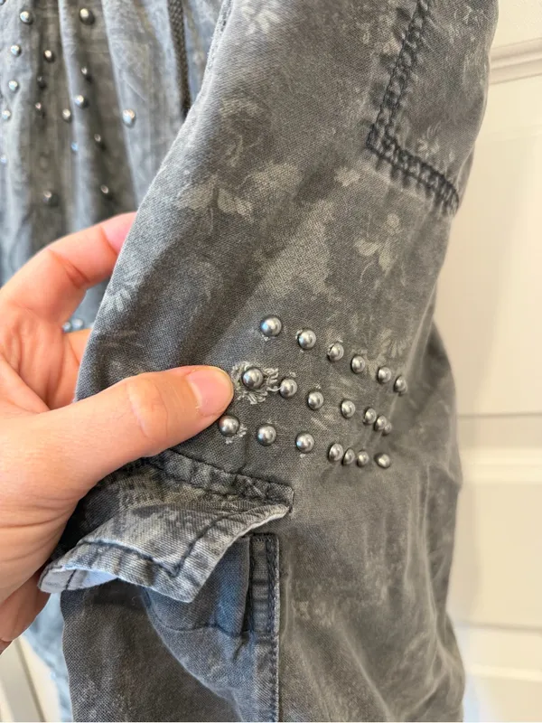 Free People Fly Away Studded Balloon Pants Size 6 - Image 6