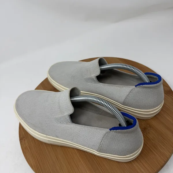 Rothys The Original Slip On Sneaker Knit Grey Travel Casual Comfort Womens 10 - Image 4