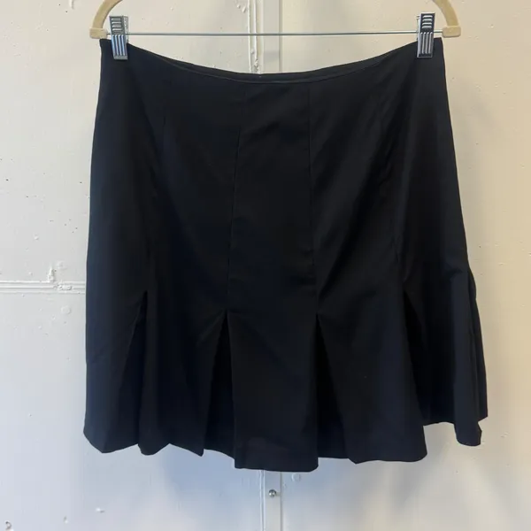 Vintage J. McLaughlin Black Pleated Drop Waist Skirt‎ Size 10 Academia Classic - Image 7