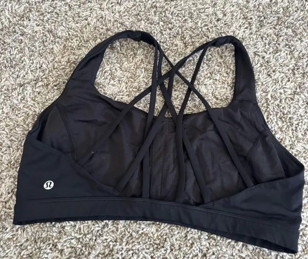 Lululemon Sports Bra Black - Image 2