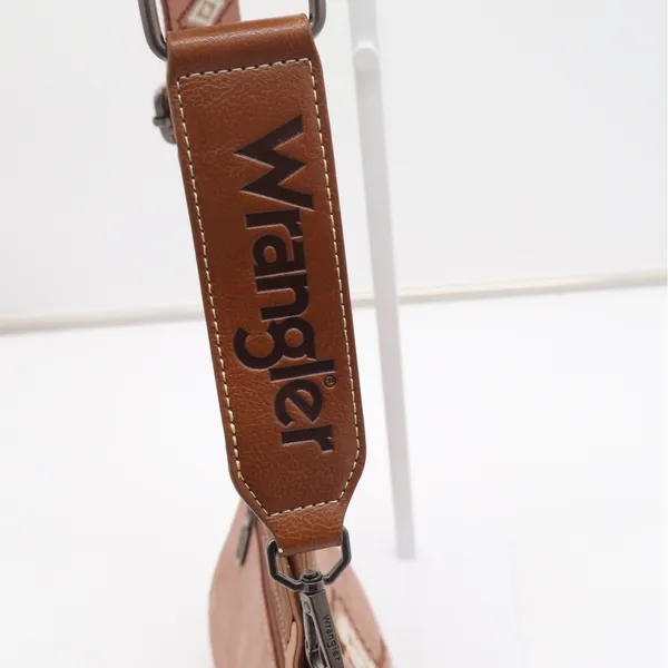 Wrangler Dusty Rose Western Aztec Crossbody Bag - Image 5