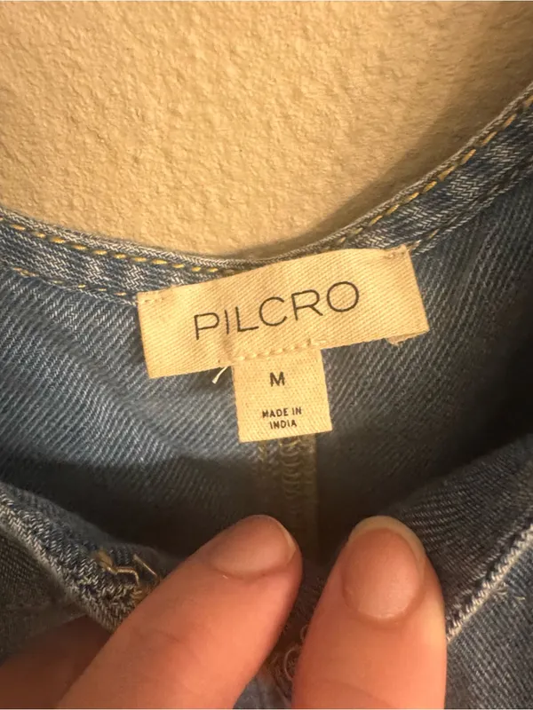 ANTHRO PILCRO Zip Front Wide Leg Overalls - Image 5