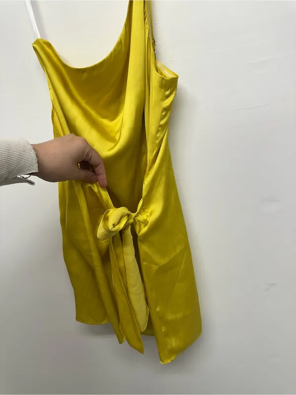 Lovers + Friends Karen Mini Dress - Yellow - Small - Image 8