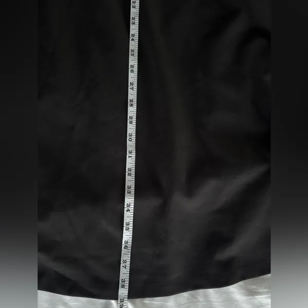 Lulus Hello World Black V-Neck Skater Midi Dress Size XL Flirty Classic - Image 10
