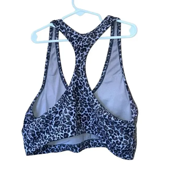 Varley Animal Print Pull On Activewear Sports Bra Large #778 - Image 2