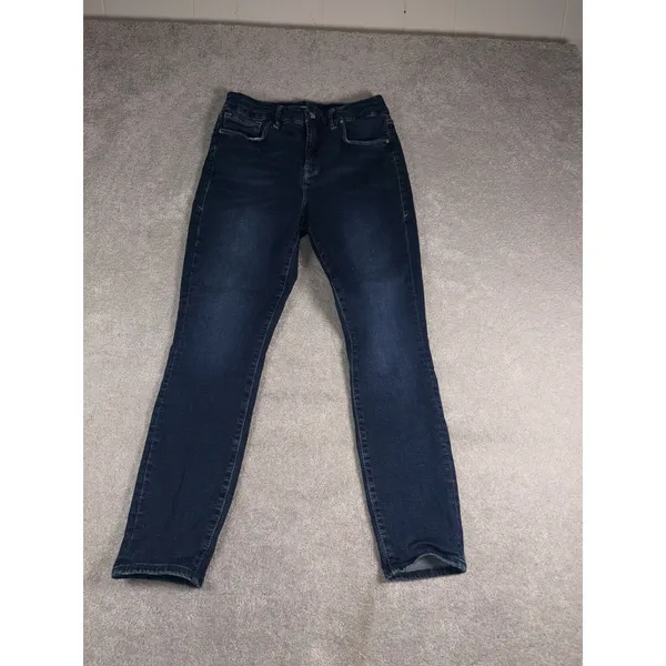 good american good legs cropped high rise skinny jeans 8/29 - Image 3
