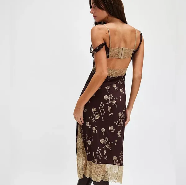 NWT free people party crasher midi slip dress XL - Image 2