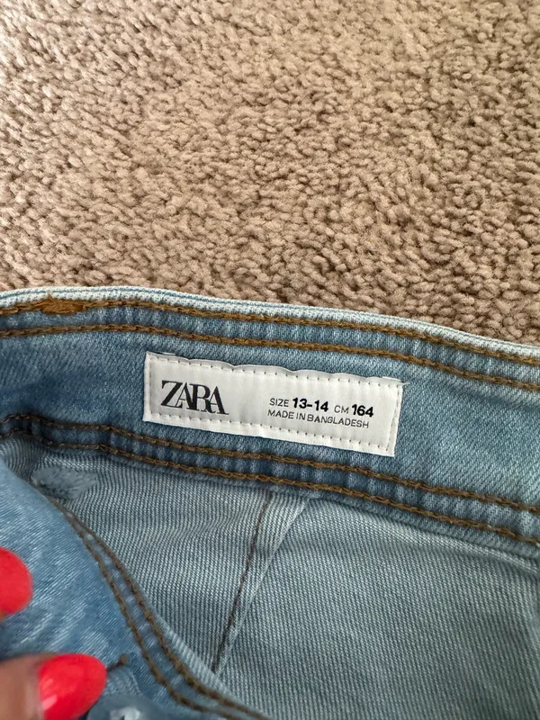 ZARA Jeans Wide-Leg High-Waisted - Image 3