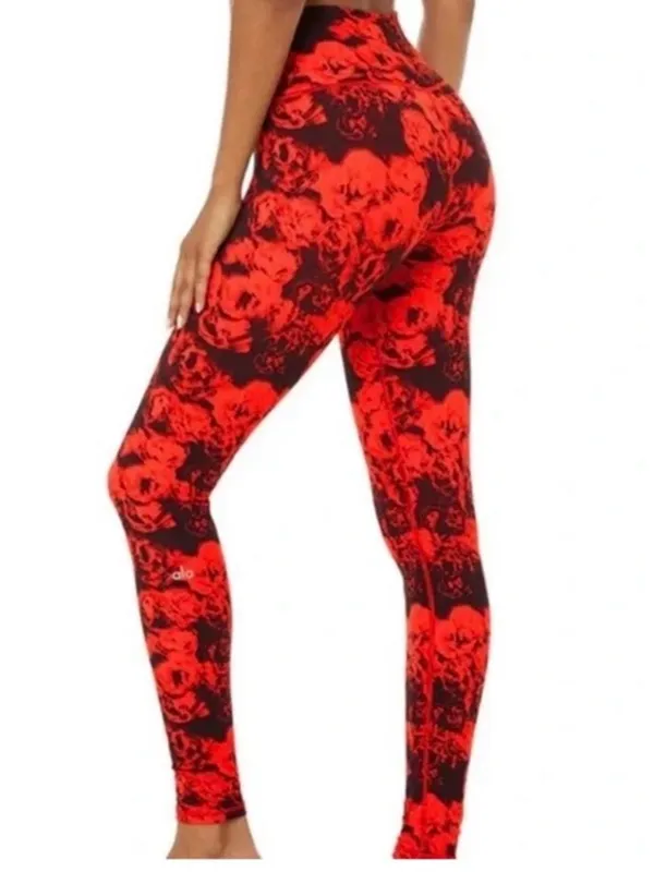 NWOT Alo Yoga vapor rose full length legging size XS - Image 3