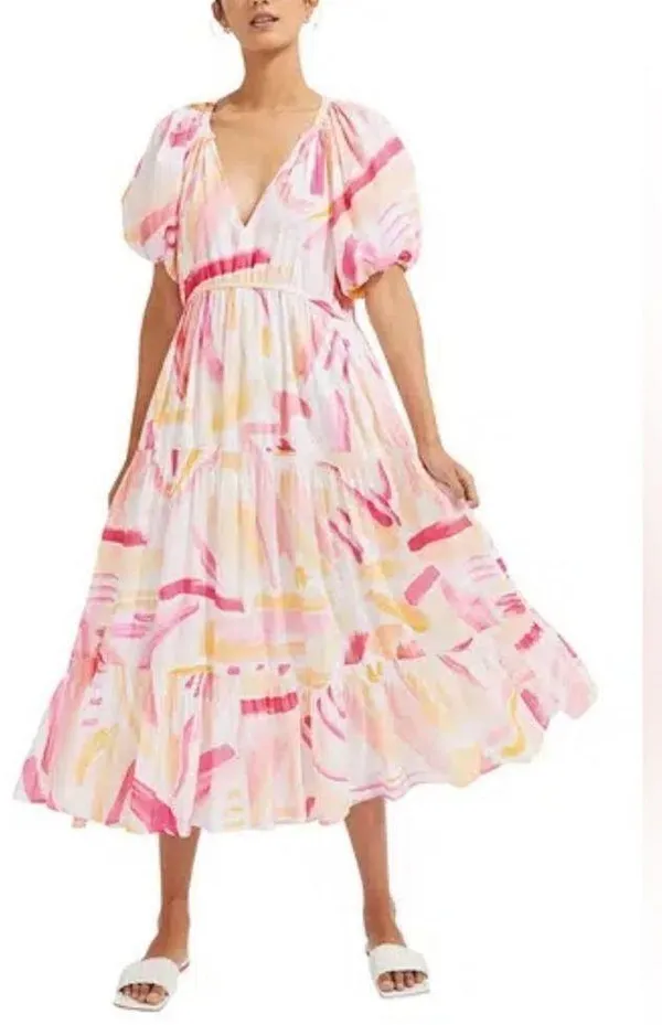 Anthropologie Steele Nakana Dress In Carnival Print - Image 5