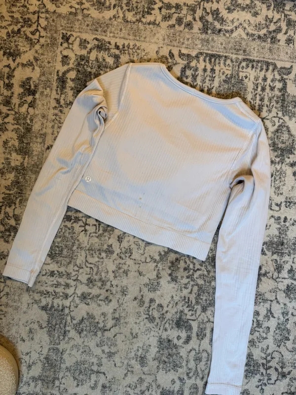 Lululemon Ebb To Street Crop Rib Top - Image 4