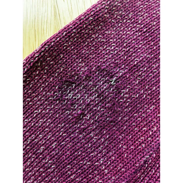 THE TERRITORY AHEAD 100% Cotton Sweater Burgundy Women's XL - Image 6