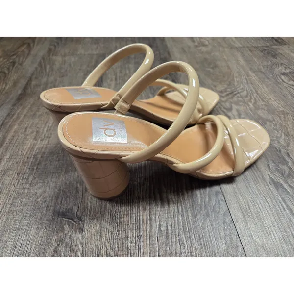 Dolce Vita Myla Beige Tan Round Heel Strappy Sandals Shoes Size 9 - Image 4