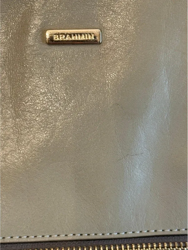 Brahmin Felicity Sand Topsail Backpack Smooth Leather Quiet Luxury bag purse - Image 2