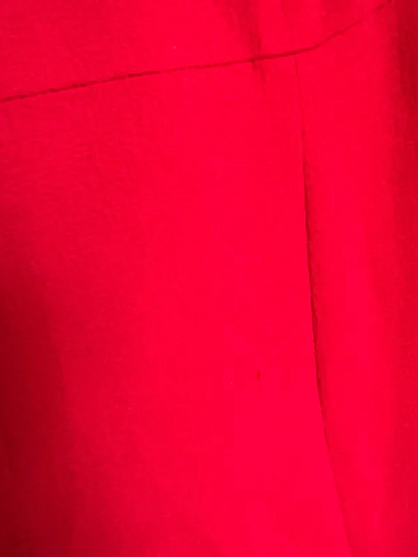 Dress The Population Iris Red Gown Slit Small Full Length Formal Wedding Prom - Image 5