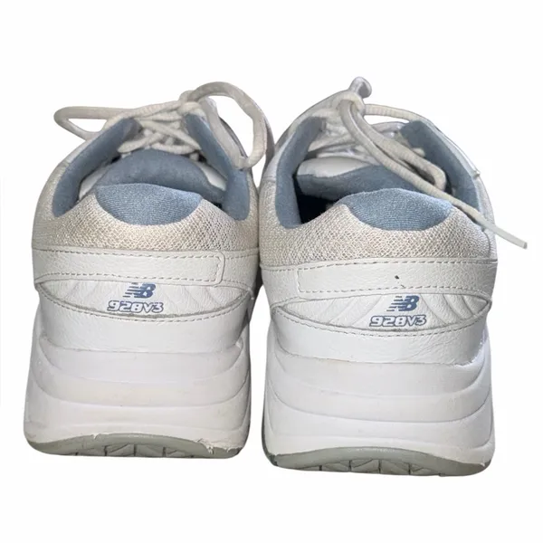 New Balance Women's White and Light Blue Sneakers 928V3 Walking Shoe - Image 4