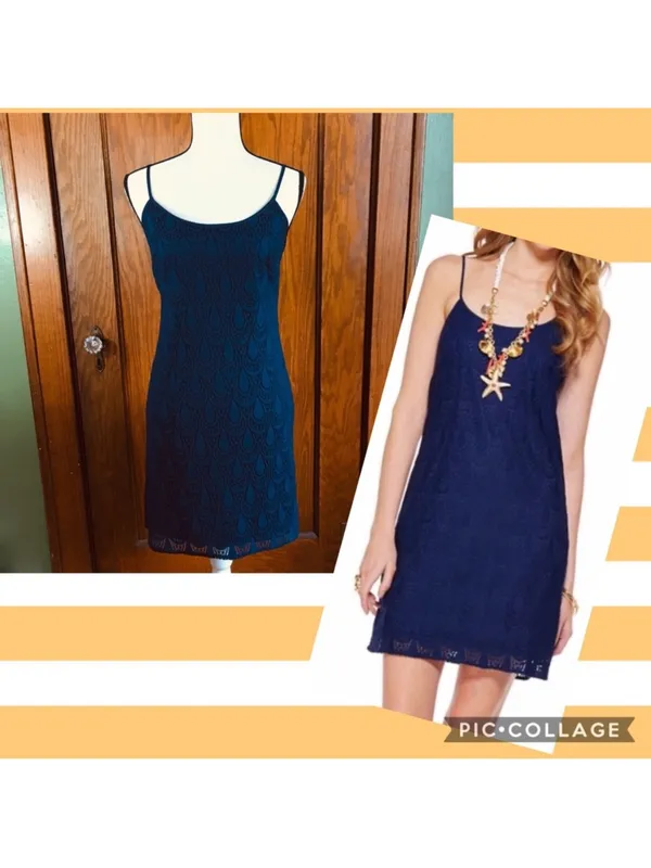 Lilly Pulitzer Dellaria Lace Slip Dress Size S - Image 6
