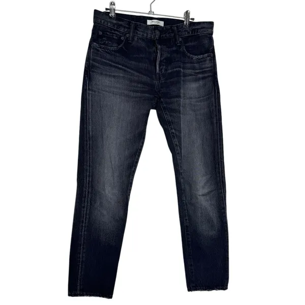 Moussy Vintage Vellflower Tapered Jeans Black‎ - Image 3