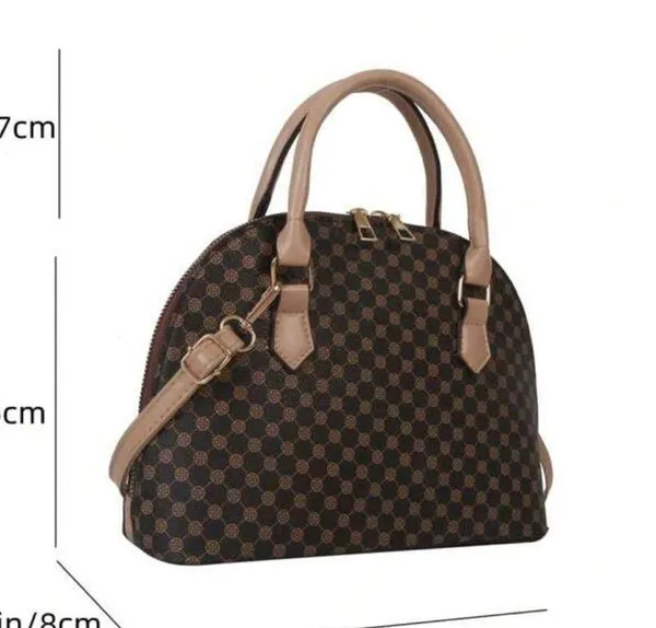 ⚠️Clearance NWT Geometric Pattern Dome Bag Double Handle Elegant for work Office - Image 3