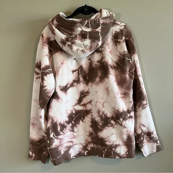 Lululemon All Yours Hoodie‎ Fleece Sweatshirt Marmoleado Tie Dye Earth Dye Clay - Image 7
