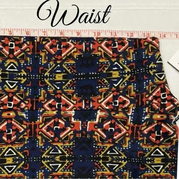 LuLaRoe Cassie Geometric Skirt Size Small Pull On Stretchy Pencil Skirt NWT - Image 5