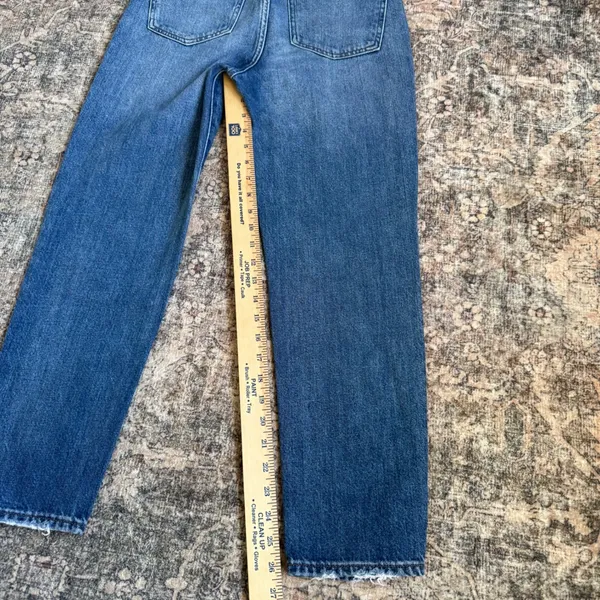 Madewell The Mom Jean High Rise Jeans Medium Wash Size 24 - Image 5