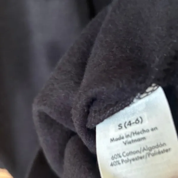 No Boundaries Black‎ Oversized Sweatshirt Size Small - Image 5
