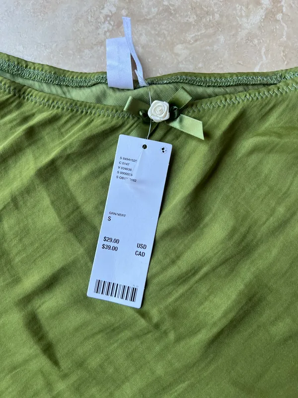 Urban Outfitters Green Lace Skirt - Image 2