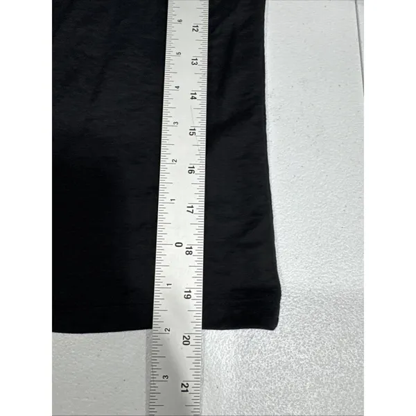 Ann Taylor Top M Black Square Neck Puff Sleeve Back Shirred Blouse Feminine - Image 10