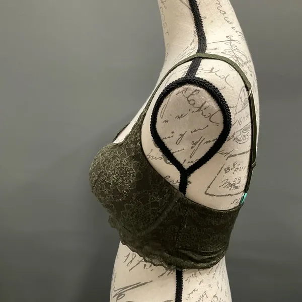Pink By‎ Victorias Secret Khaki Green Bralette - Image 2