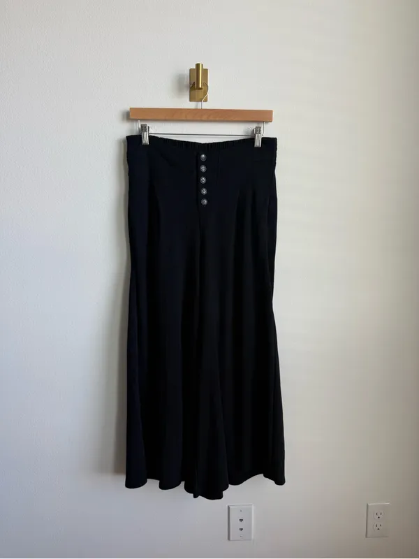Anthropologie Ettawa Lucerne Wide Leg Pants Black XS - Image 6