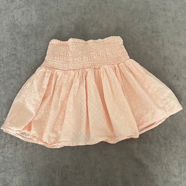 Cotton On skirt. Elastic waist with tie up front design. Color- peach. Size XXS - Image 4