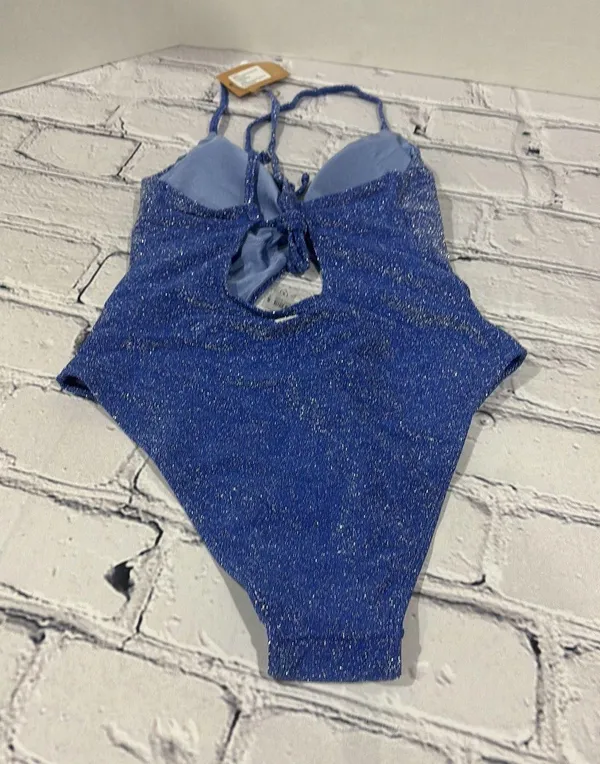 NWT Berlook Metalic Cut Out Swimsuit Size XL. - Image 5