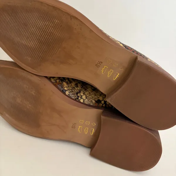 MADEWELL The Frances Loafer Snake Embossed Leather Snakeskin Shoes Size 8.5 - Image 12