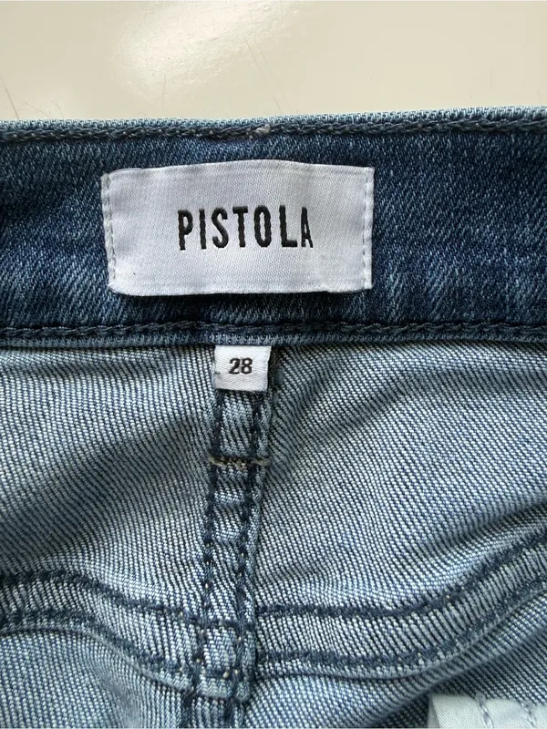 Pistola Kinsley Mid Rise Flare Jeans Size 28 - Image 5