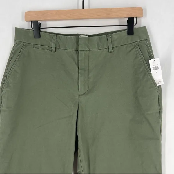 GAP Slim City‎ Olive Green Stretch Cotton Pant NWT Size 8 - Image 2