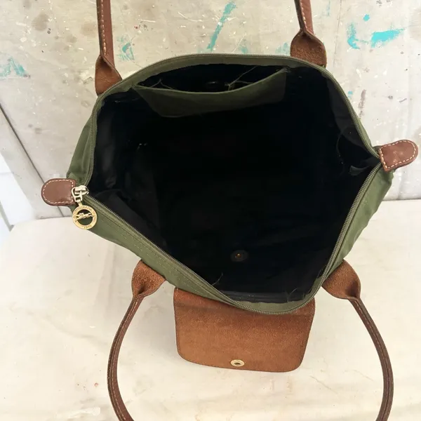 Longchamp Small Le Pliage Tote, Dark Green - Image 8